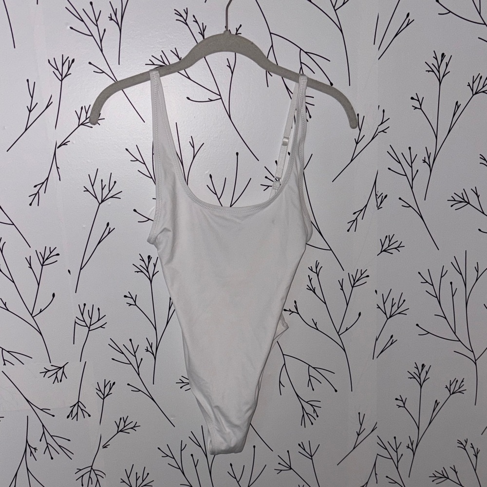 SKIMS Recycled Swim Scoop Neck Onepiece